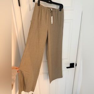Banana Republic Beige Wide Leg Elastic Waist Pants